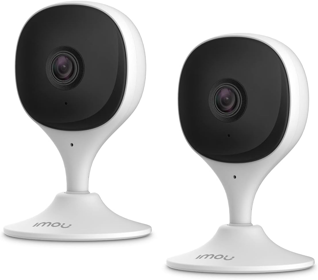 2 Pack 1080P WiFi Indoor Security Camera with Night Vision L49894