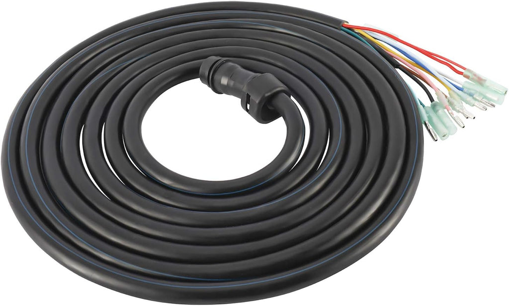 10 Pin 16.4ft Motor Cable Wire Harness for Yamaha Outboard Engine 703 Remote Control Box, Pack of 2 C498767