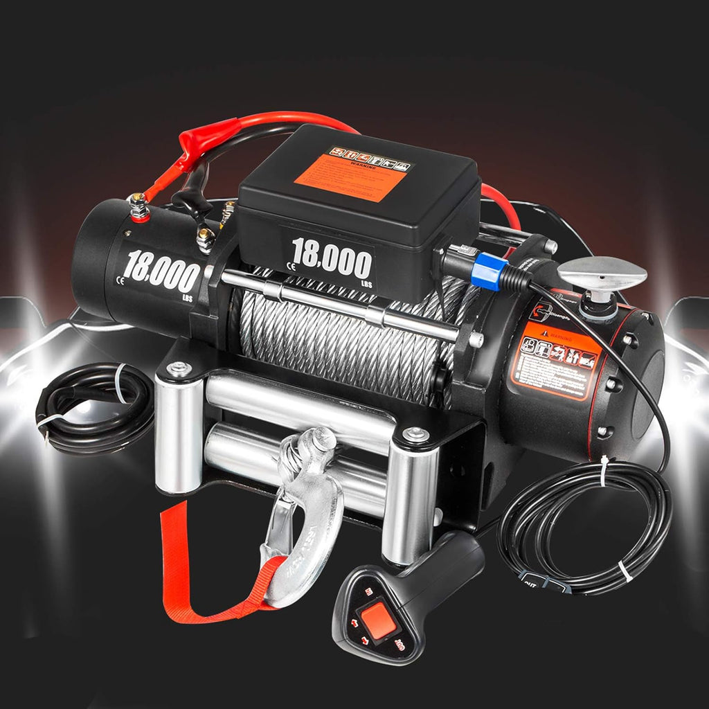 18000lbs Electric Winch with Wireless Remote Control V861