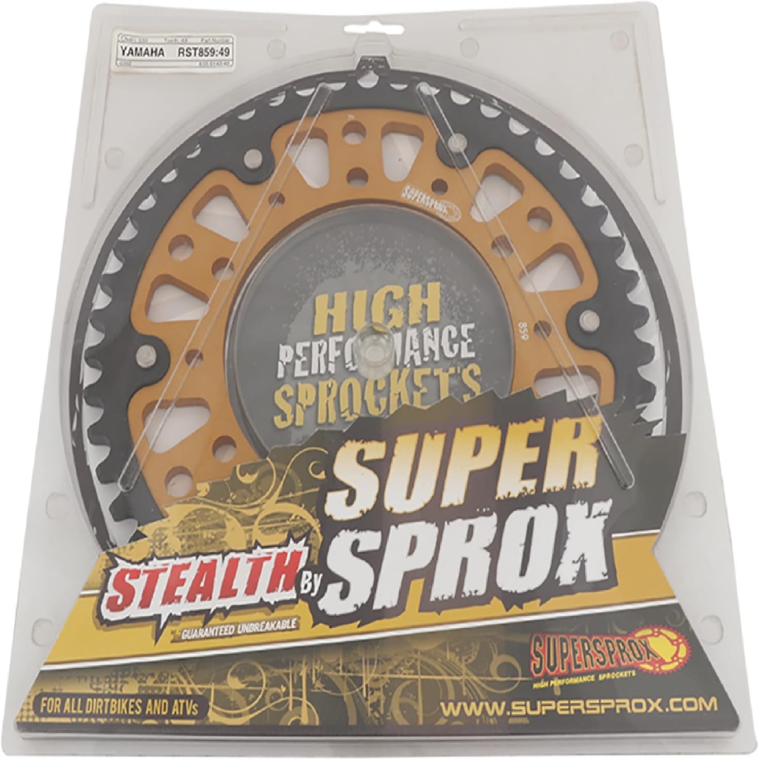 Gold Stealth Sprocket Pack of 2 N91156