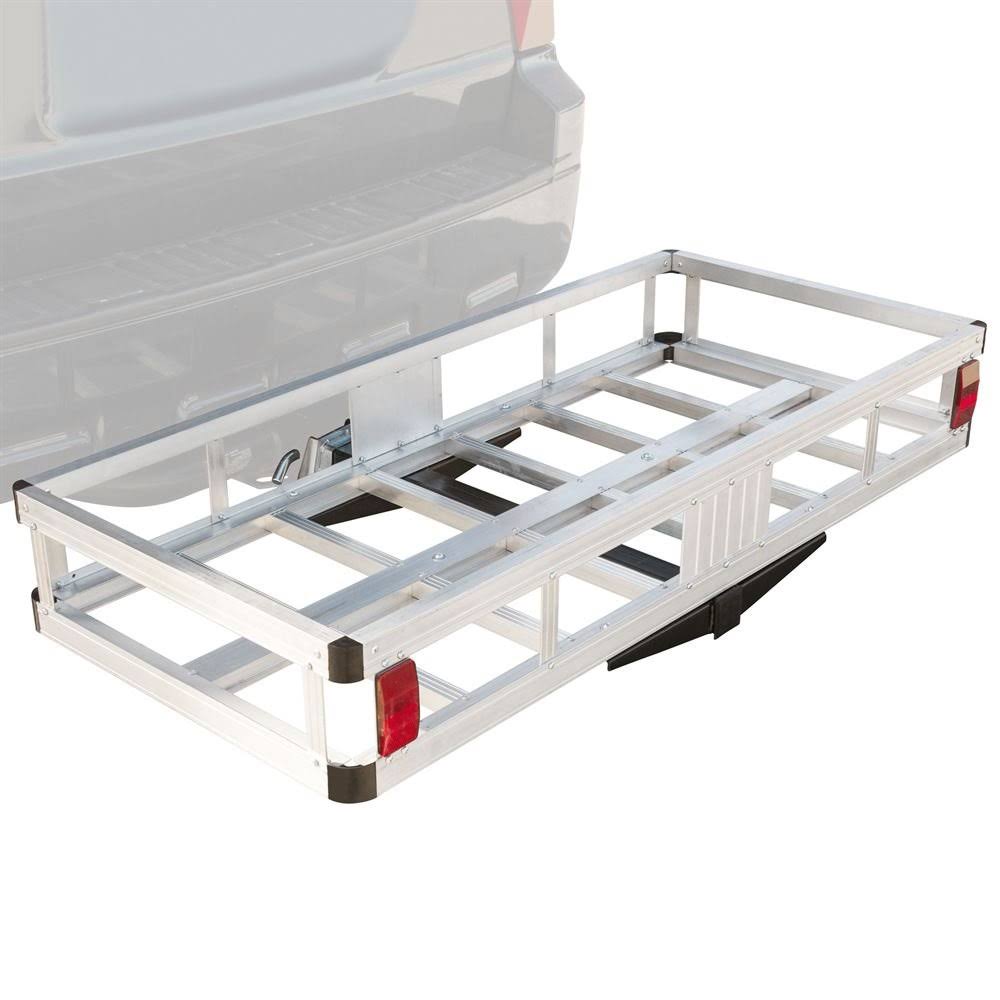 48x22 Aluminum Hitch Cargo Carrier with Hitch Pin Y3532