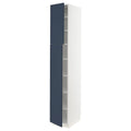 White High Cabinet with Shelves and 2 Doors O605