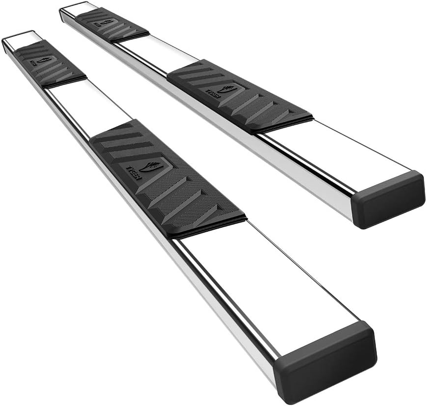 Black 4 Inch Running Boards Side Step Rails R2056