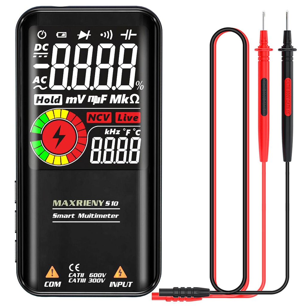 Rechargeable Smart Multimeter with EMF Detector, Pack of 2 I3615