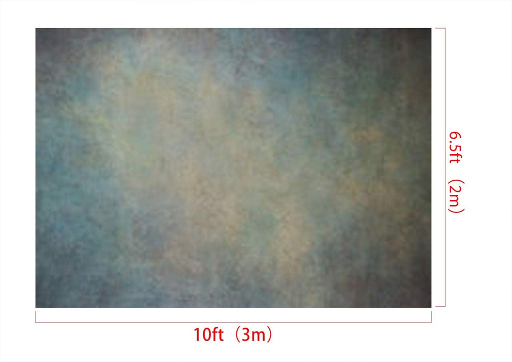 10ft(W) x6.5ft(H/T) Abstract Photo Backdrop Microfiber Cadetblue Pack of 2 U38598