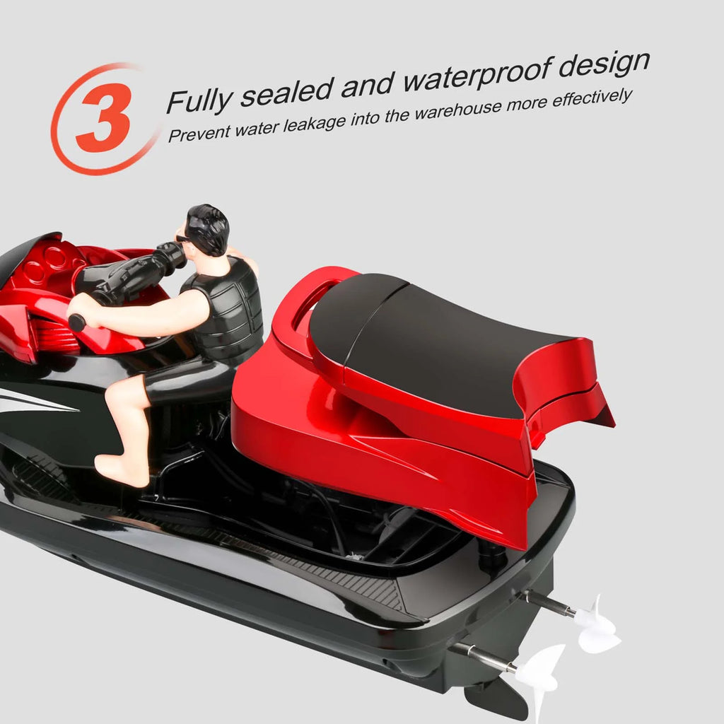 RC Motorboat High Speed Remote Control Boat 2.4Ghz Waterproof N7658