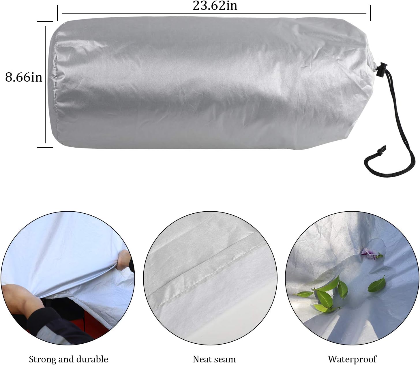 Car Rain Sunshade Cover for Jeep Wrangler JK JL 4 Door O880