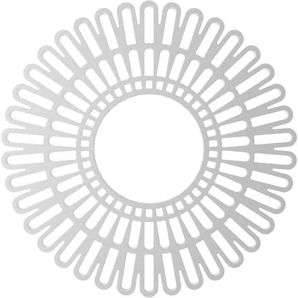 Gold PVC Pierced Ceiling Medallion U4487