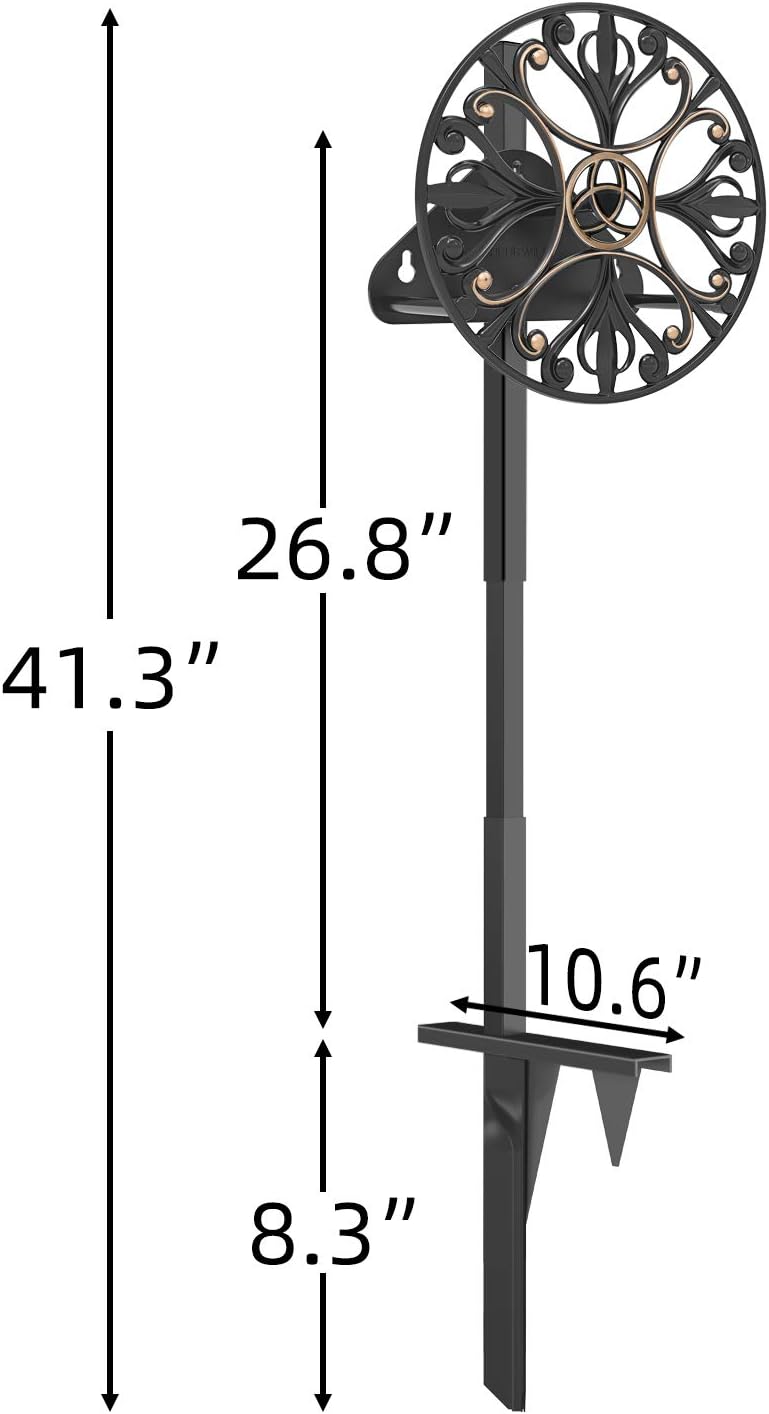 Garden Hose Holder, Wall Hose Hanger, Stainless Cast Aluminum, Pack of 2 R3956