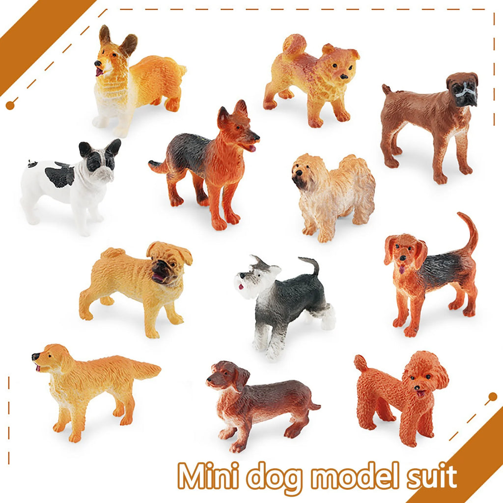 12PC Colorful Simulation Lizard Mini Animals Model Ornaments W8560