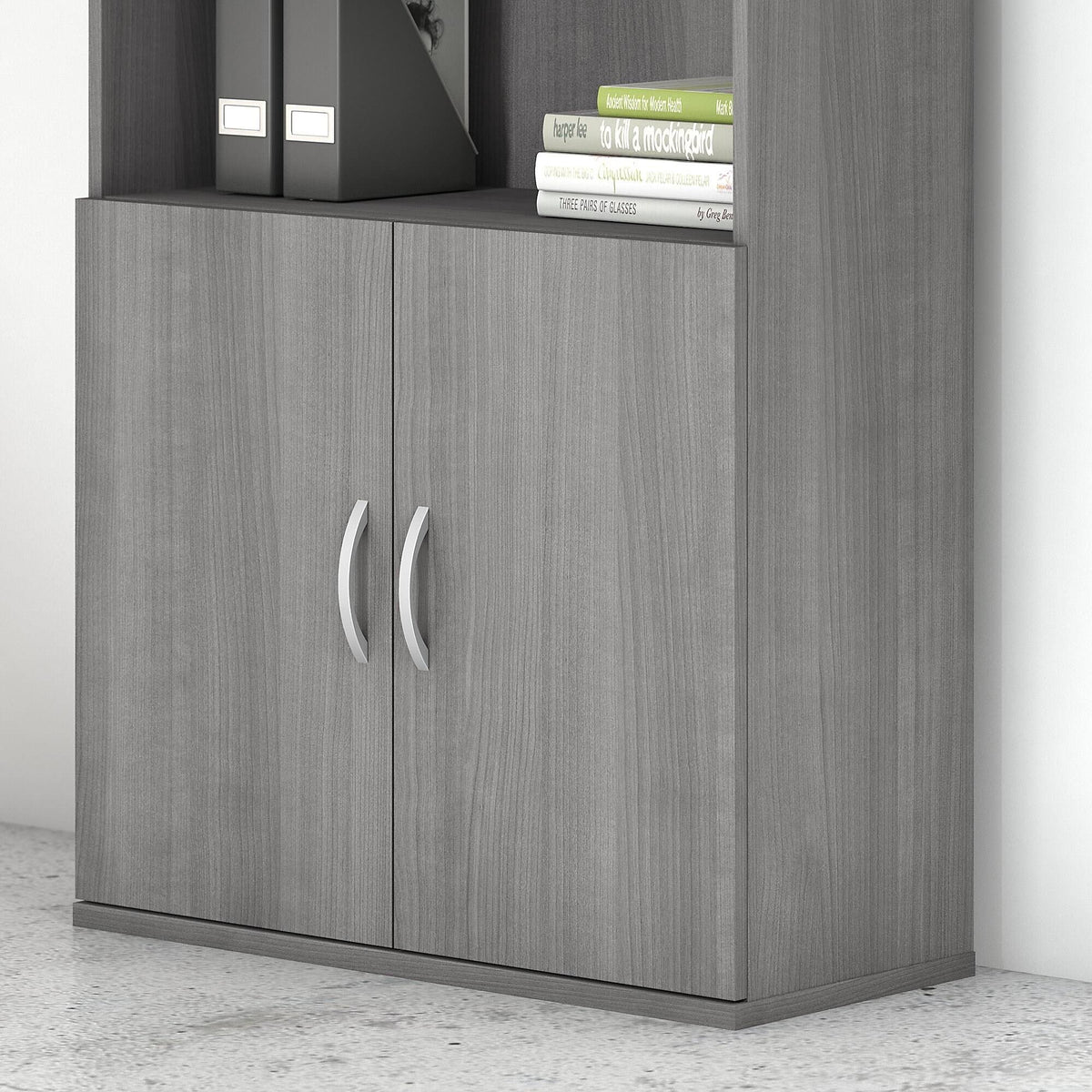 Platinum Gray Bookcase Door Kit P884456