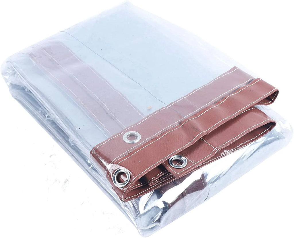 Brown Waterproof PVC Tarpaulin Canopy 8'*8' J13107