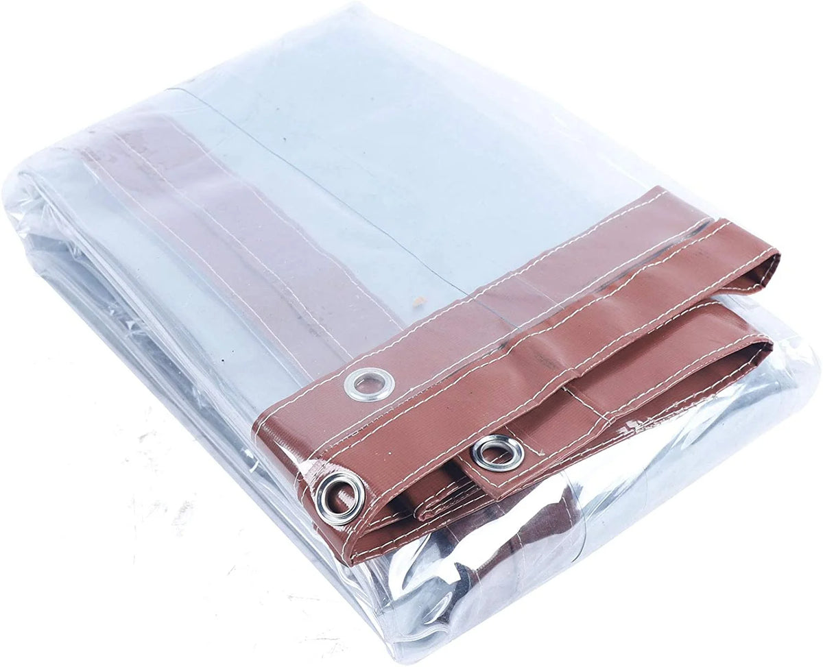 Brown Waterproof PVC Tarpaulin Canopy 8'*8' J13107