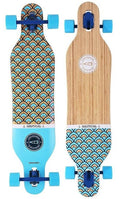 Multicolor Bamboo Longboard O859720