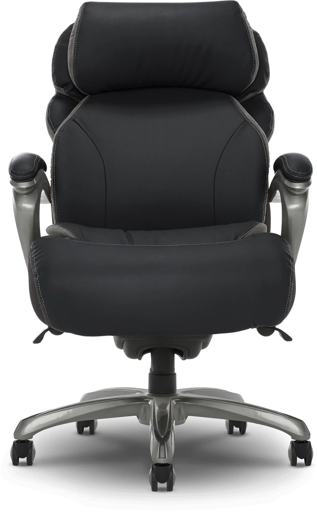 Bonded Leather Big & Tall Office Chair, Black C34911