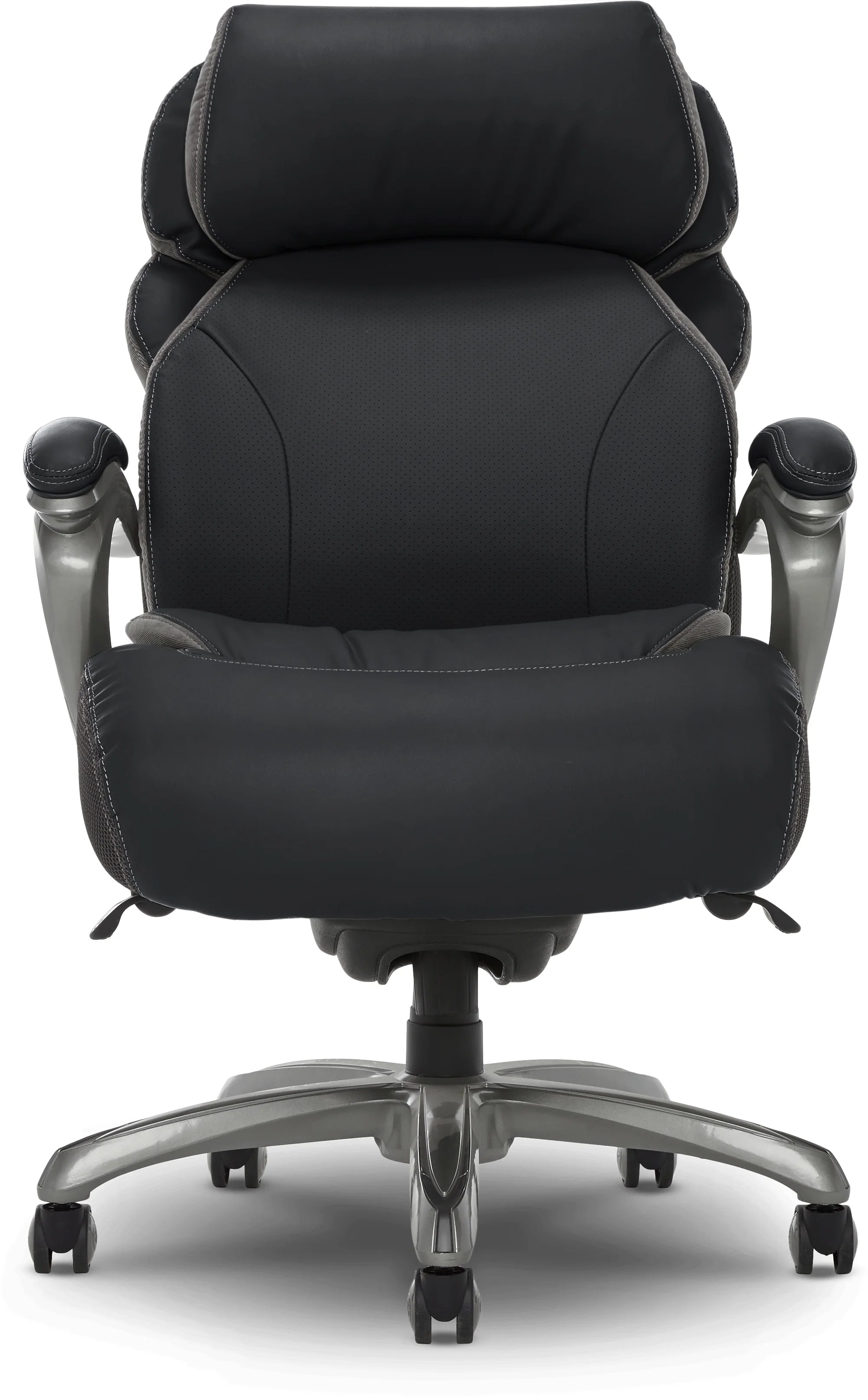 Bonded Leather Big & Tall Office Chair, Black C34911