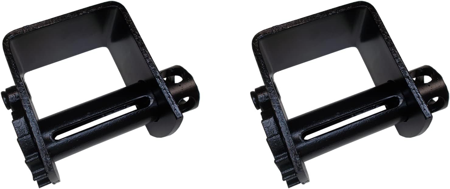 2-Pack Combination Weld-On Winch Flatbed Trailer Winches T1378