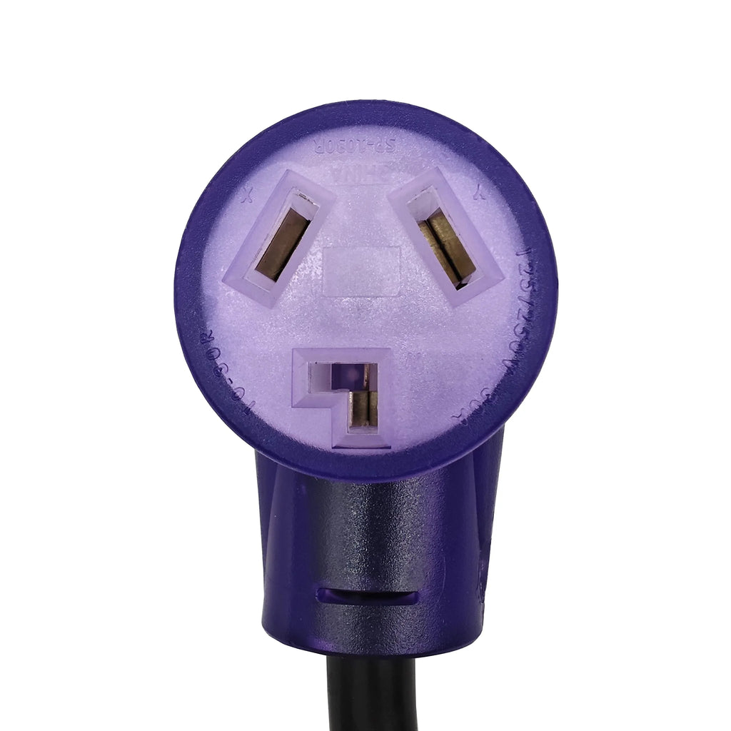RV 30A 3-Prong Plug to Dryer Female Adapter Cord 1.5 FT C804