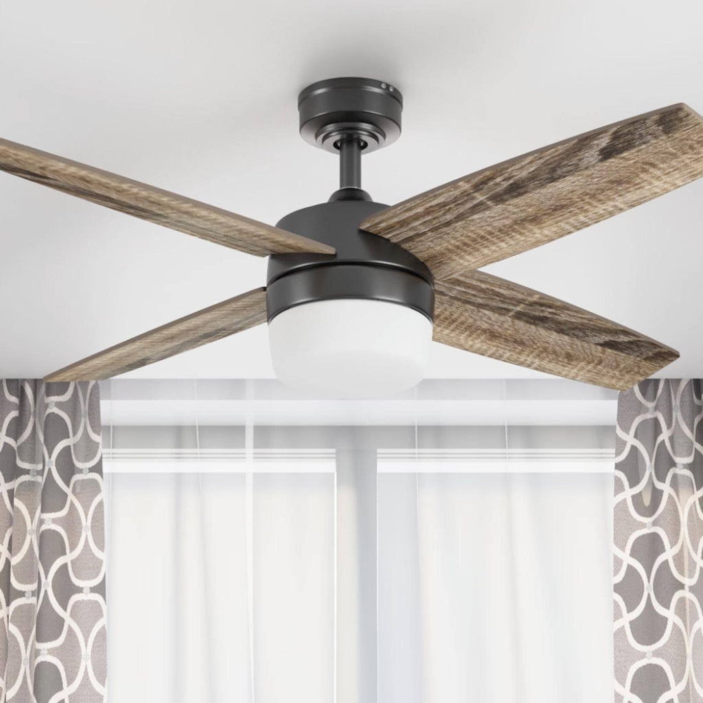 44 inch Espresso Remote Control Ceiling Fan, 4 Blades V4609