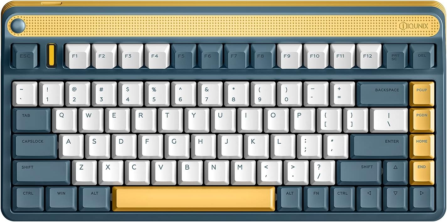 Compact 83 Keys Wireless Mechanical Keyboard with Cherry MX Red Switch B5825