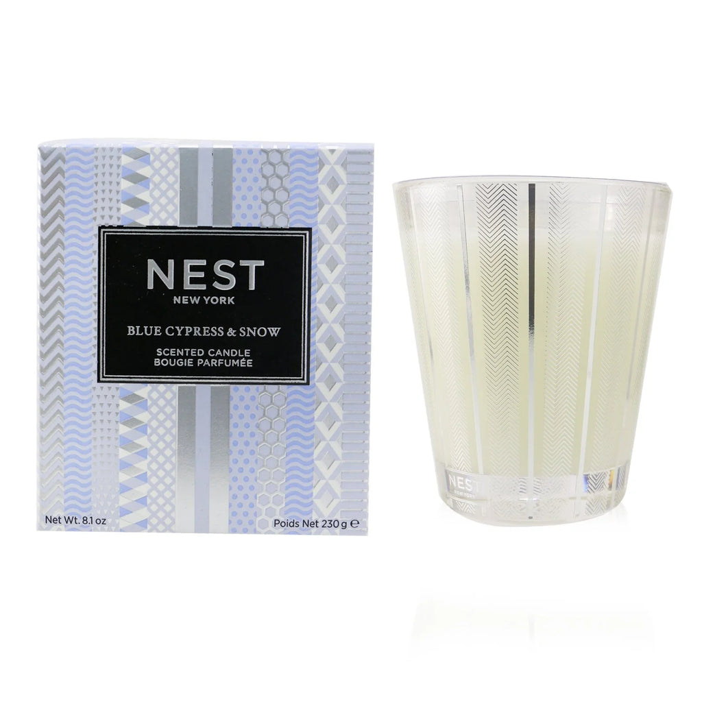 Blue Cypress & Snow Scented Candle 230g M280