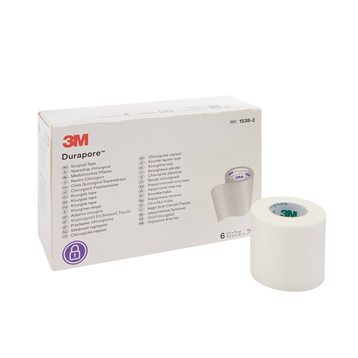 2 inch x 10 Yard Medical Tape, Case of 60 V87833