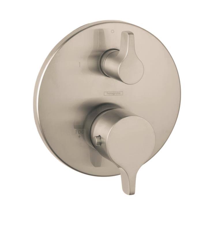 Chrome Thermostatic Trim with Volume Control and Diverter E363532