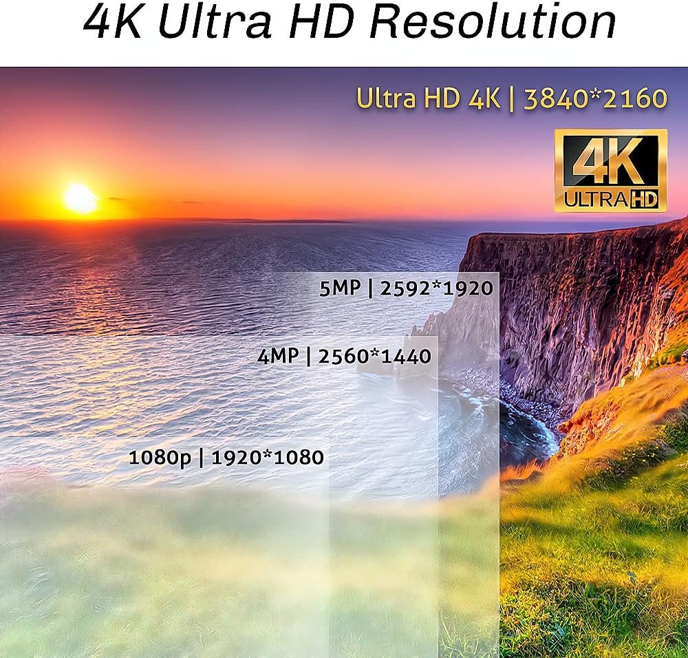 4K 8MP PoE IP Bullet Security Camera H562139