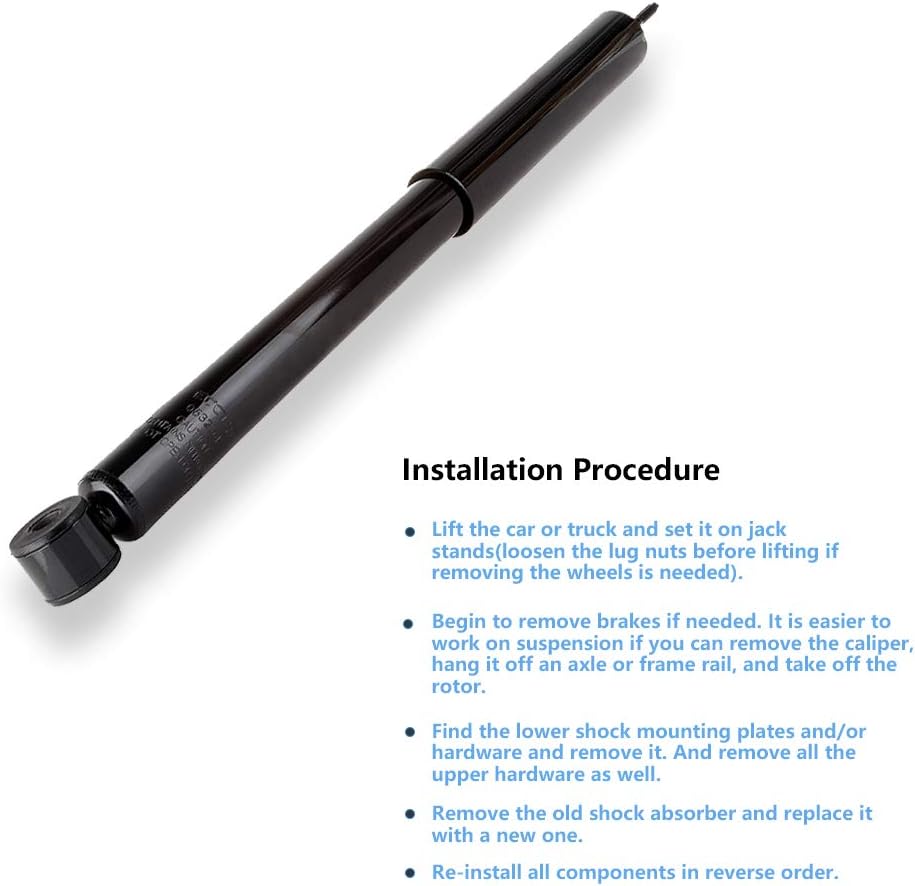 Rear Shocks Absorbers Set of 2 E9273