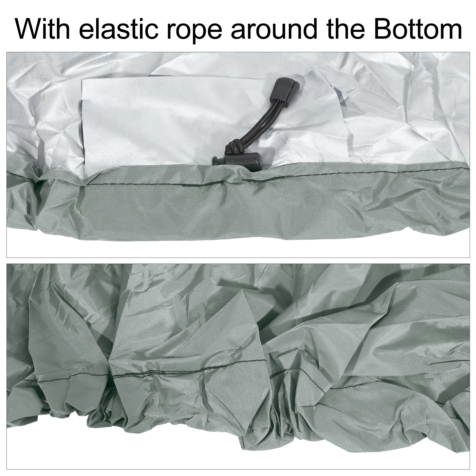 Silver Tone 16.8-18.2ft Kayak Cover O338
