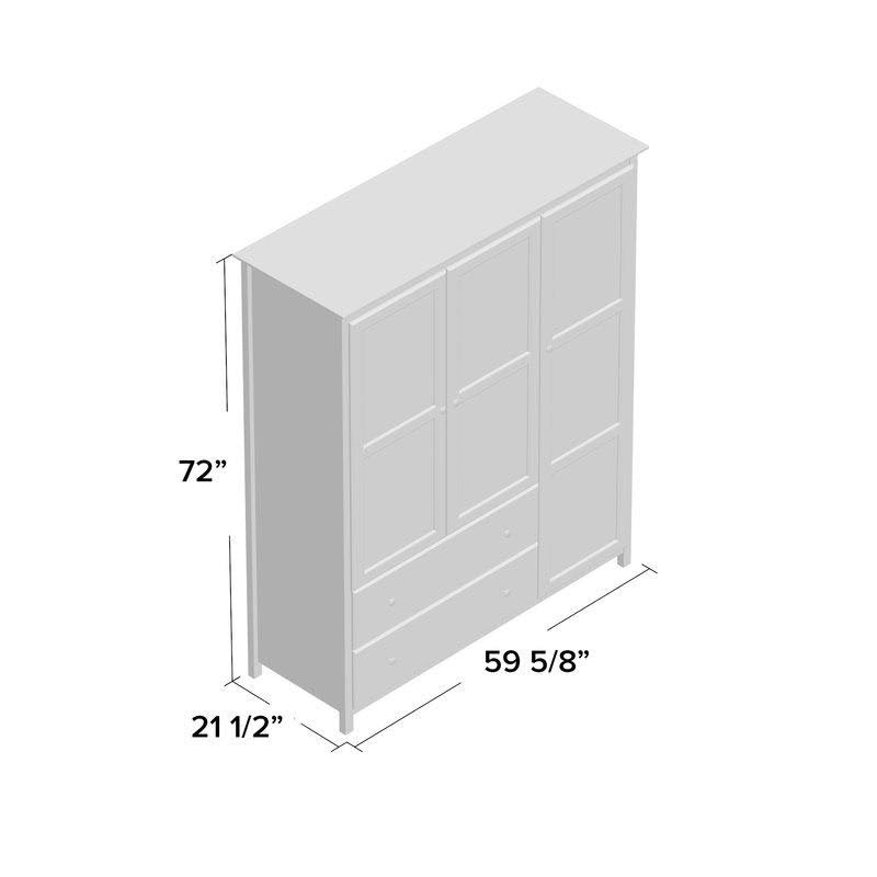 Walnut Armoire M34852
