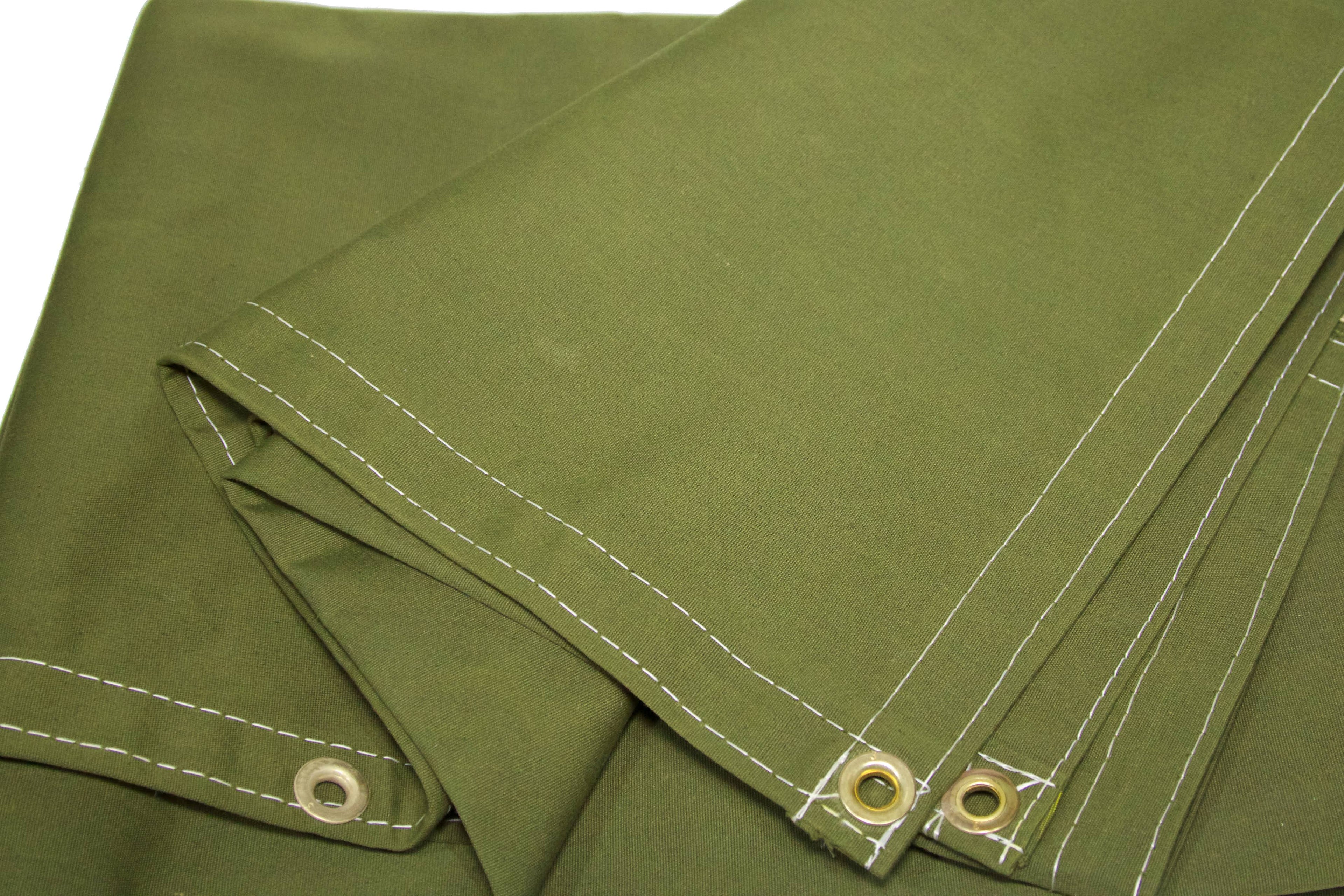 Green Polyester Canvas Tarp W7077