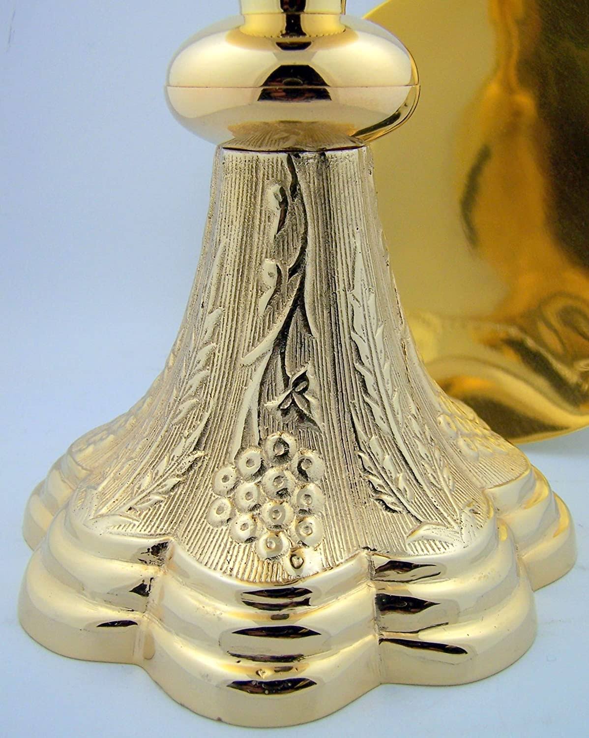 Gold Gild Priest Chalice & Paten H89458