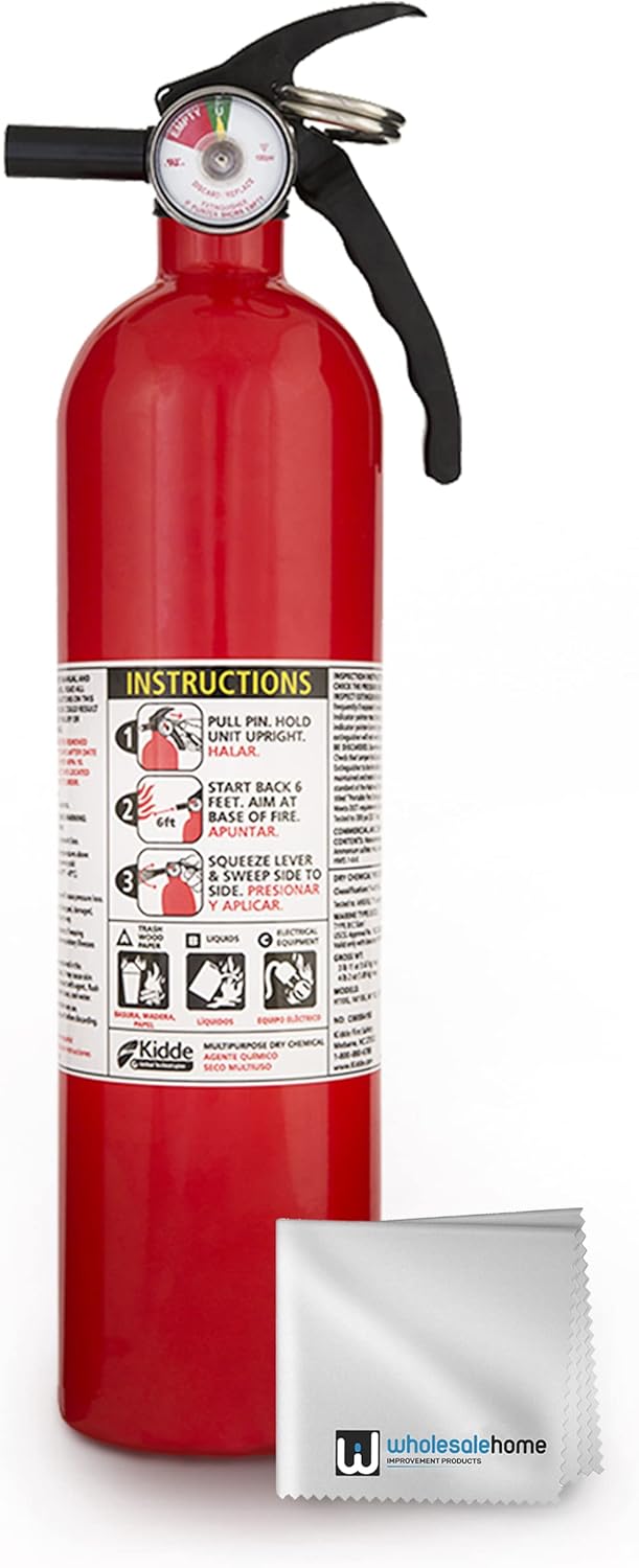 2 Pack Red Multipurpose Fire Extinguishers O926
