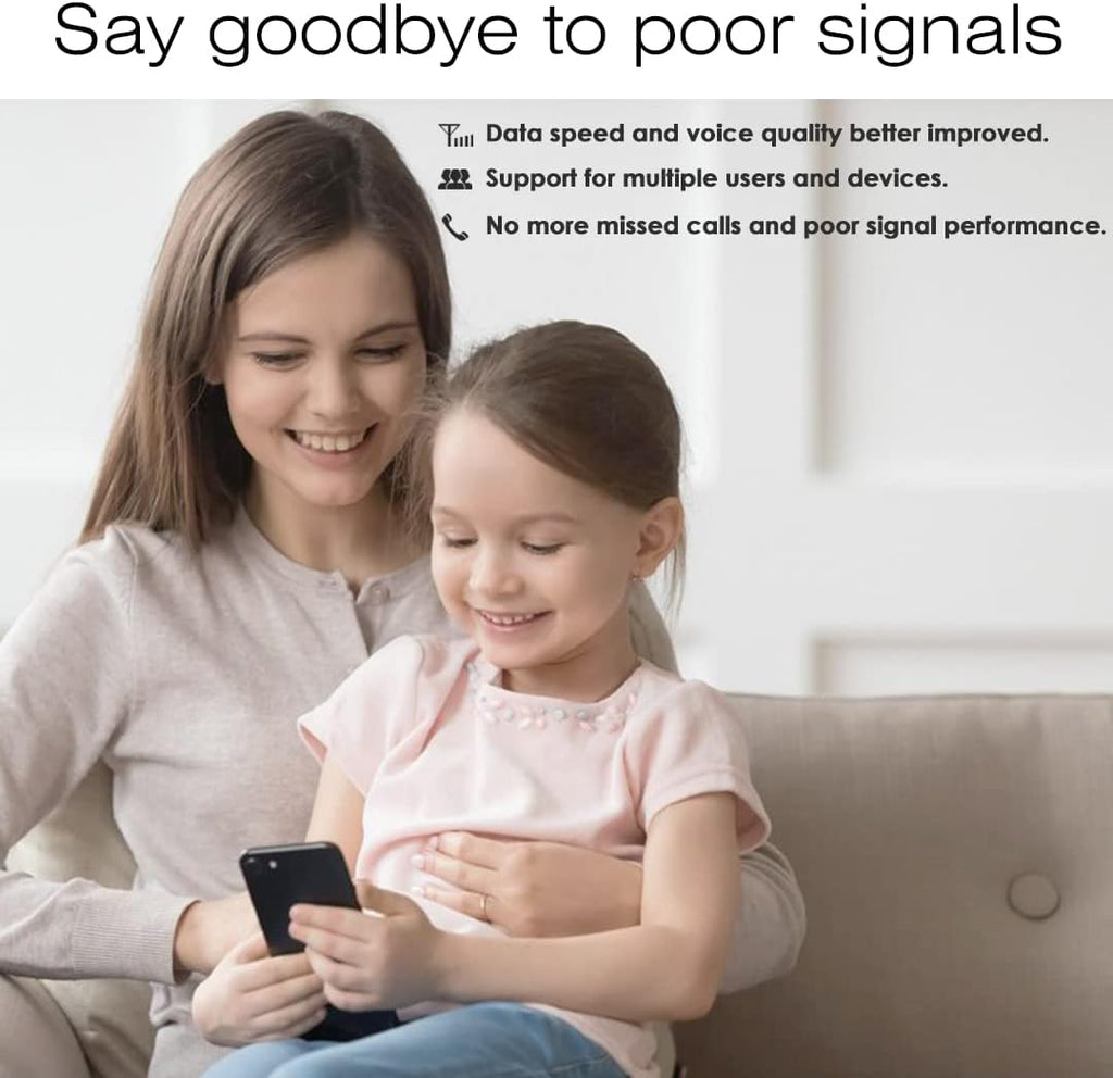 Cell Phone Signal Booster Kit, 2G/3G/4G LTE, 5G Ready C723847