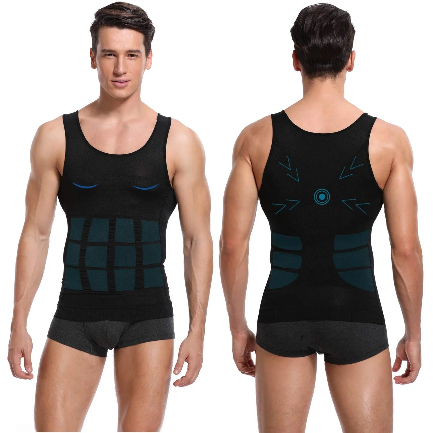 Mens Compression Undershirt Tank Top U497