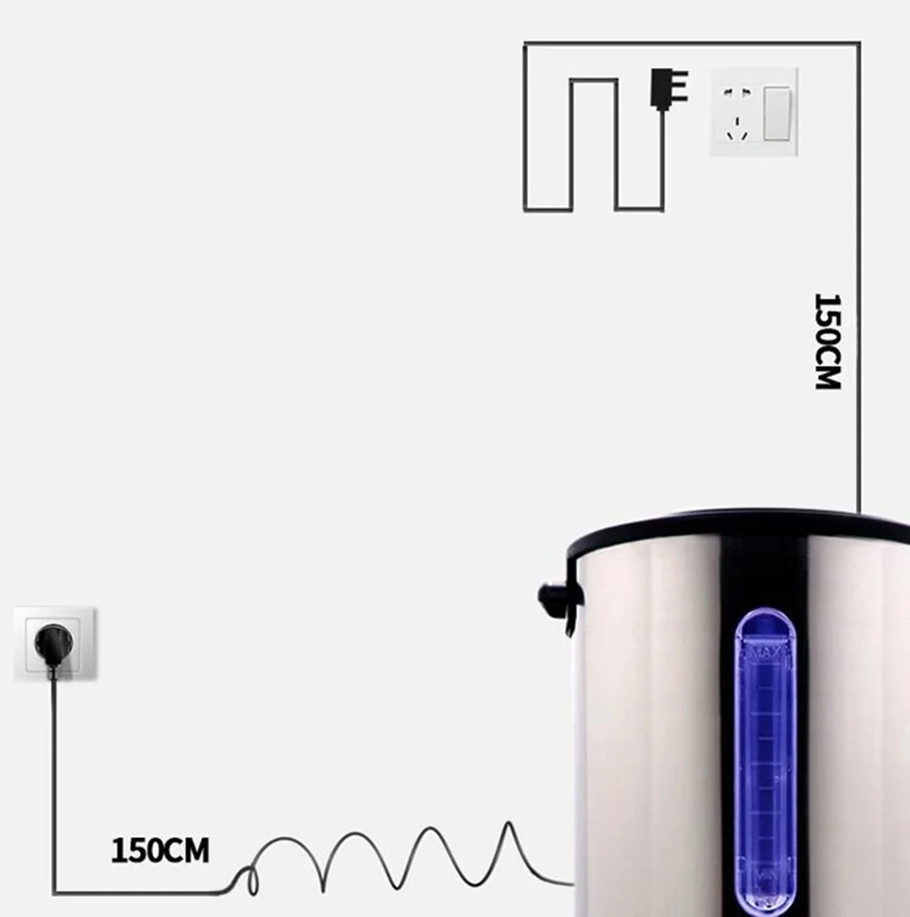 8.8L Stainless Steel Electric Hot Water Kettle T26659