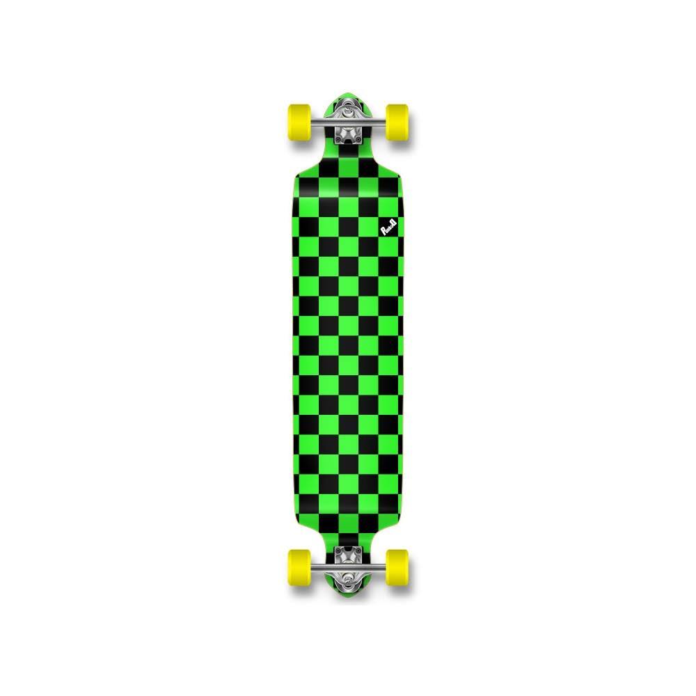 Checker Purple Drop Down Longboard Complete D691
