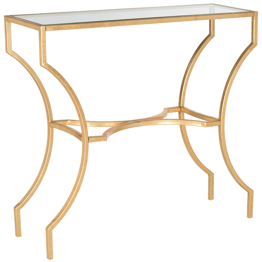 Gold/Glass Console Q25754